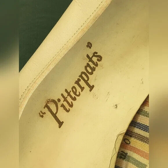 Vintage Pitterpats Flat Shoes, Cream Leather Flat… - image 8