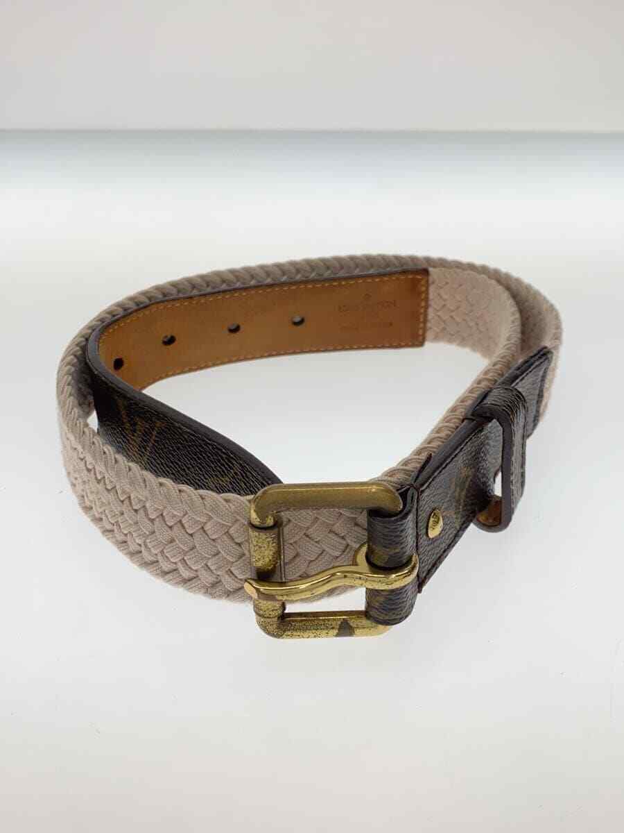 LOUIS VUITTON Belt BRW Monogram Men - image 1