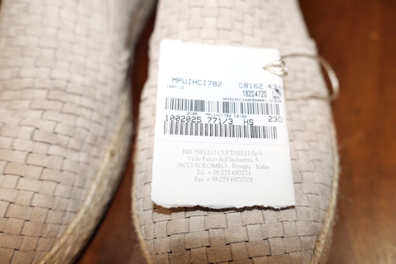 BRUNELLO CUCINELLI MSRP $1195 Woven Suede Espadri… - image 6