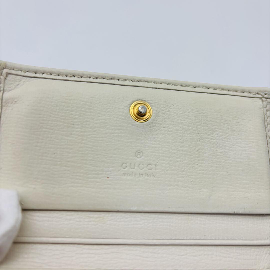 Gucci Bifold Wallet GG Supreme Horsebit Gold Hard… - image 13