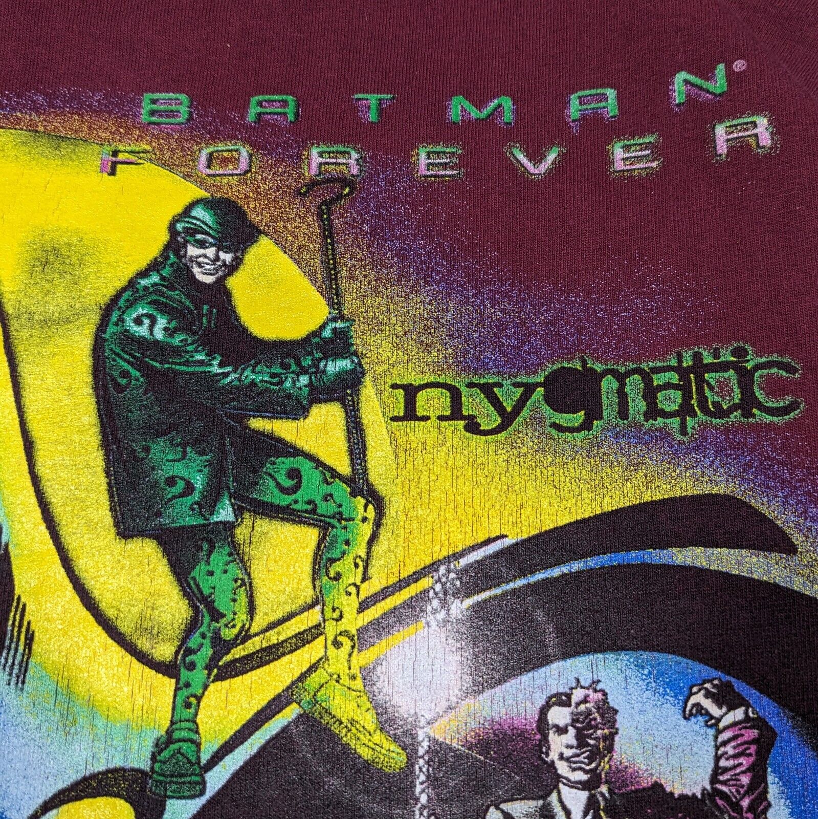 rare vinatge 90s Batman Forever tee 1995 - image 6