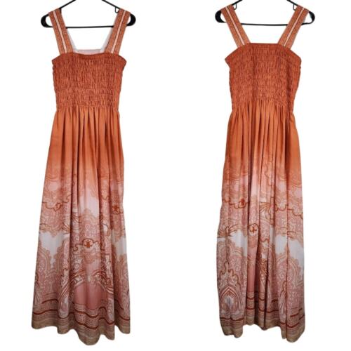 Free People Megs Smocked Maxi Dress