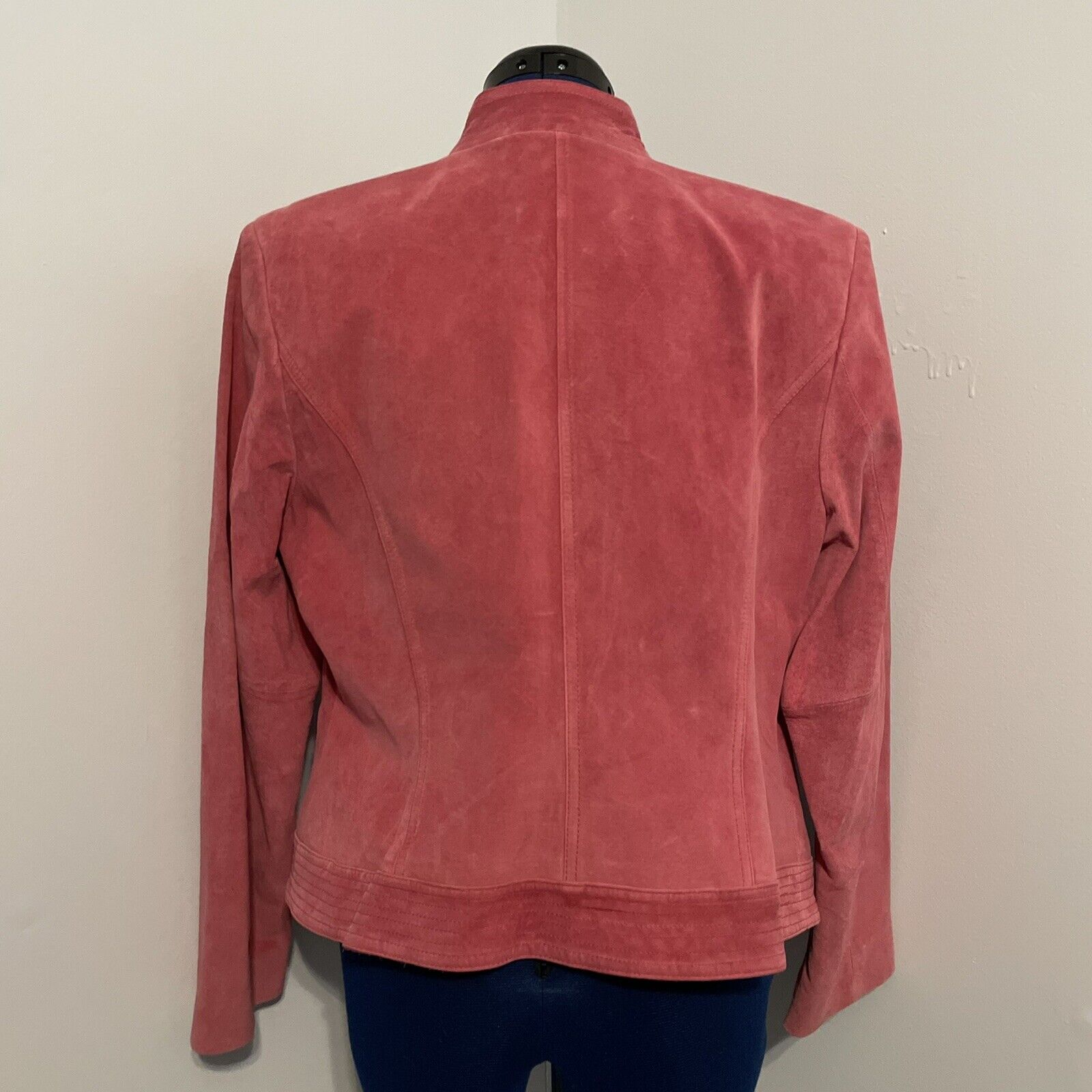 Vintage Valerie Stevens Pink Suede Leather Jacket… - image 3