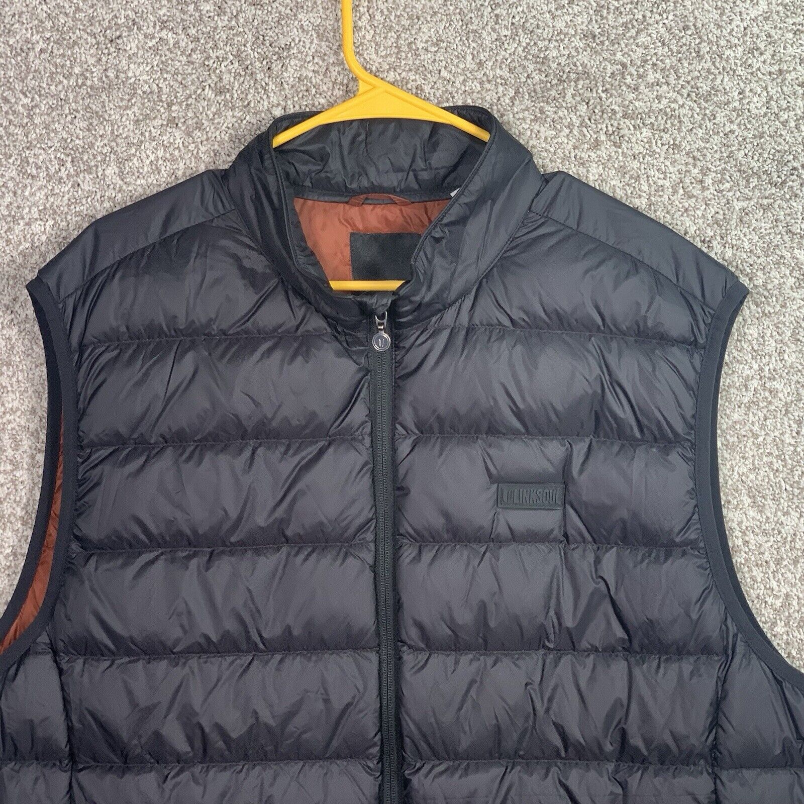 Linksoul Down Puffer Vest Mens Black 2XL Kirkwall… - image 2