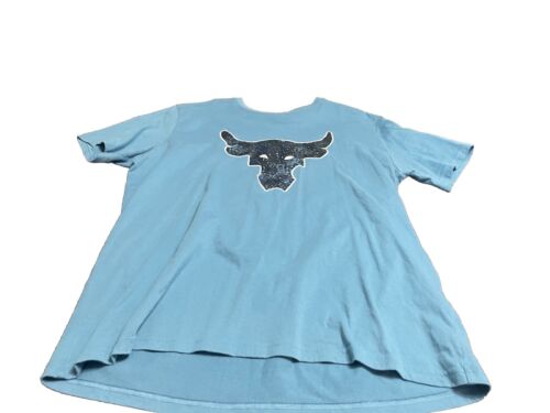 Under Armour Mens Blue Project Rock Short Sleeve … - image 1