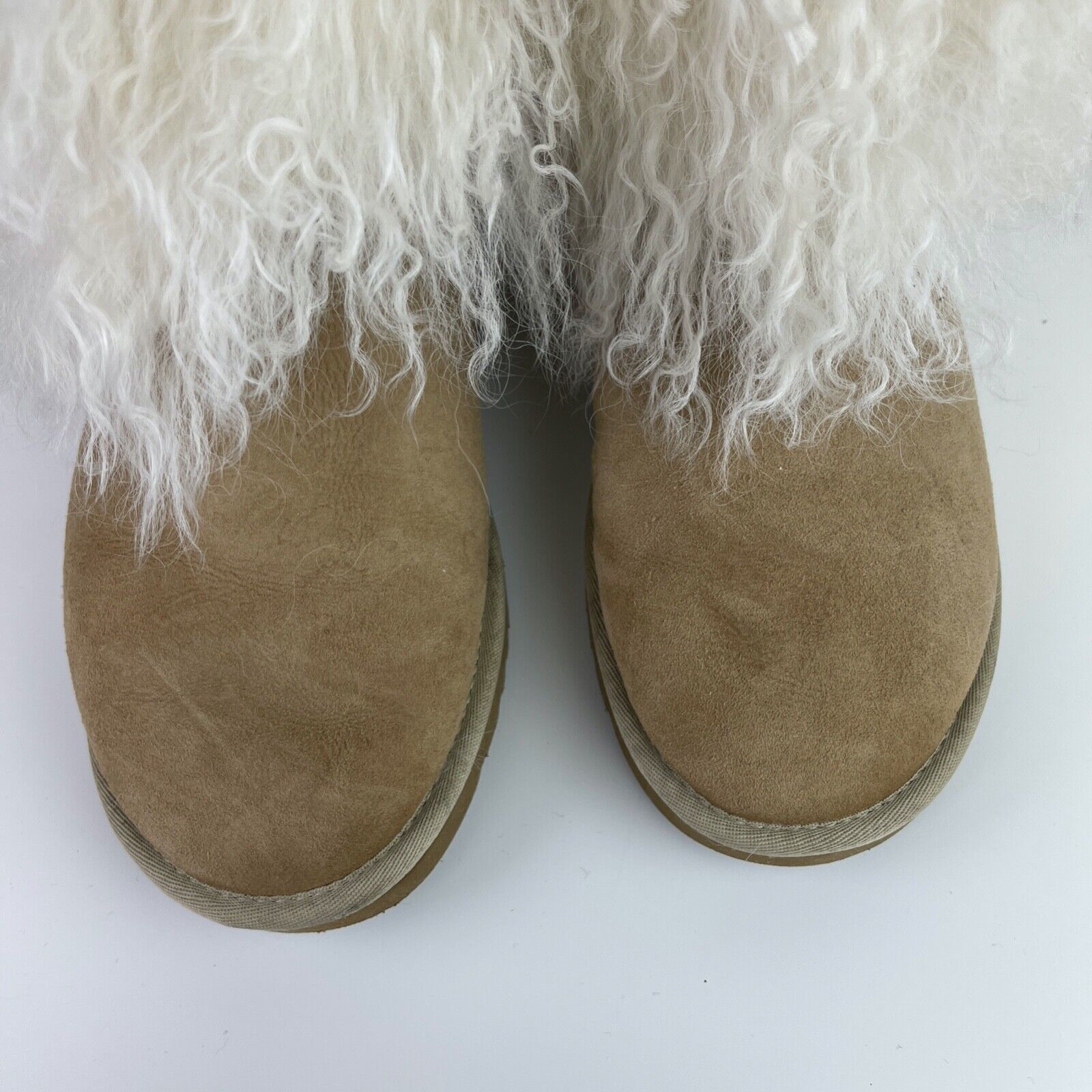 UGG Australia Beige Tan Long Mongolian Sheepskin … - image 2