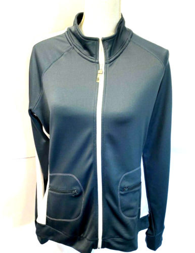 Alo Coolfit Yoga Jacket Lightweight Size Large Gr… - image 1