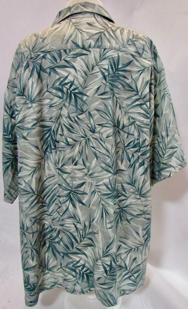 "TOMMY BAHAMA" HAWAIIAN 100% SILK LARGE MEN'S BUT… - image 4