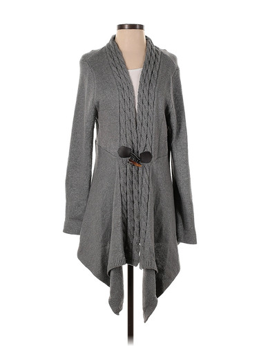 Soft Surroundings Women Gray Cardigan P