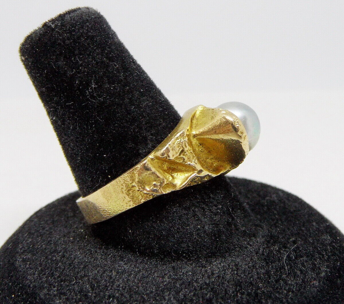 Vintage LAPPONIA 14k Gold Ring by Björn Weckström… - image 2