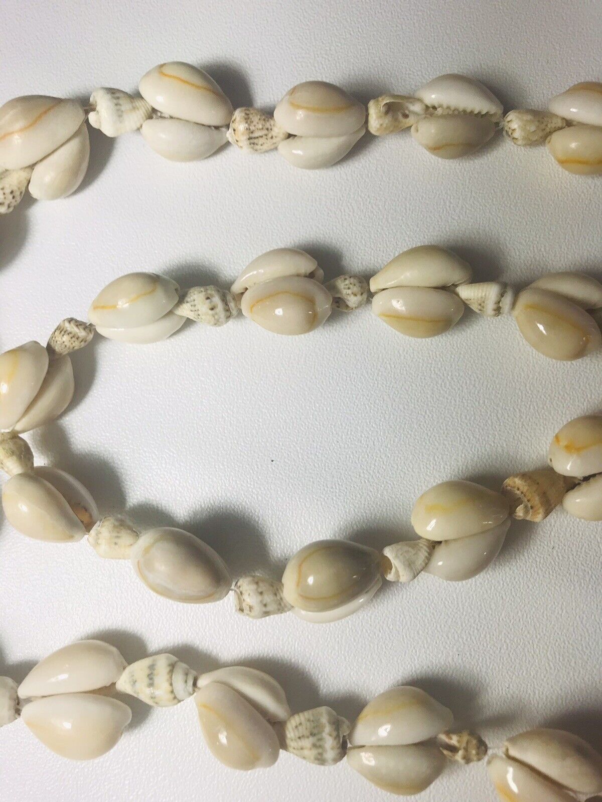 Shell 36" Necklace Hawaiian Vintage VISCO Lei Fer… - image 6