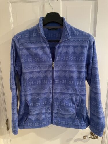 womens Vintage woolrich xl fleece jacket aztec bl… - image 1