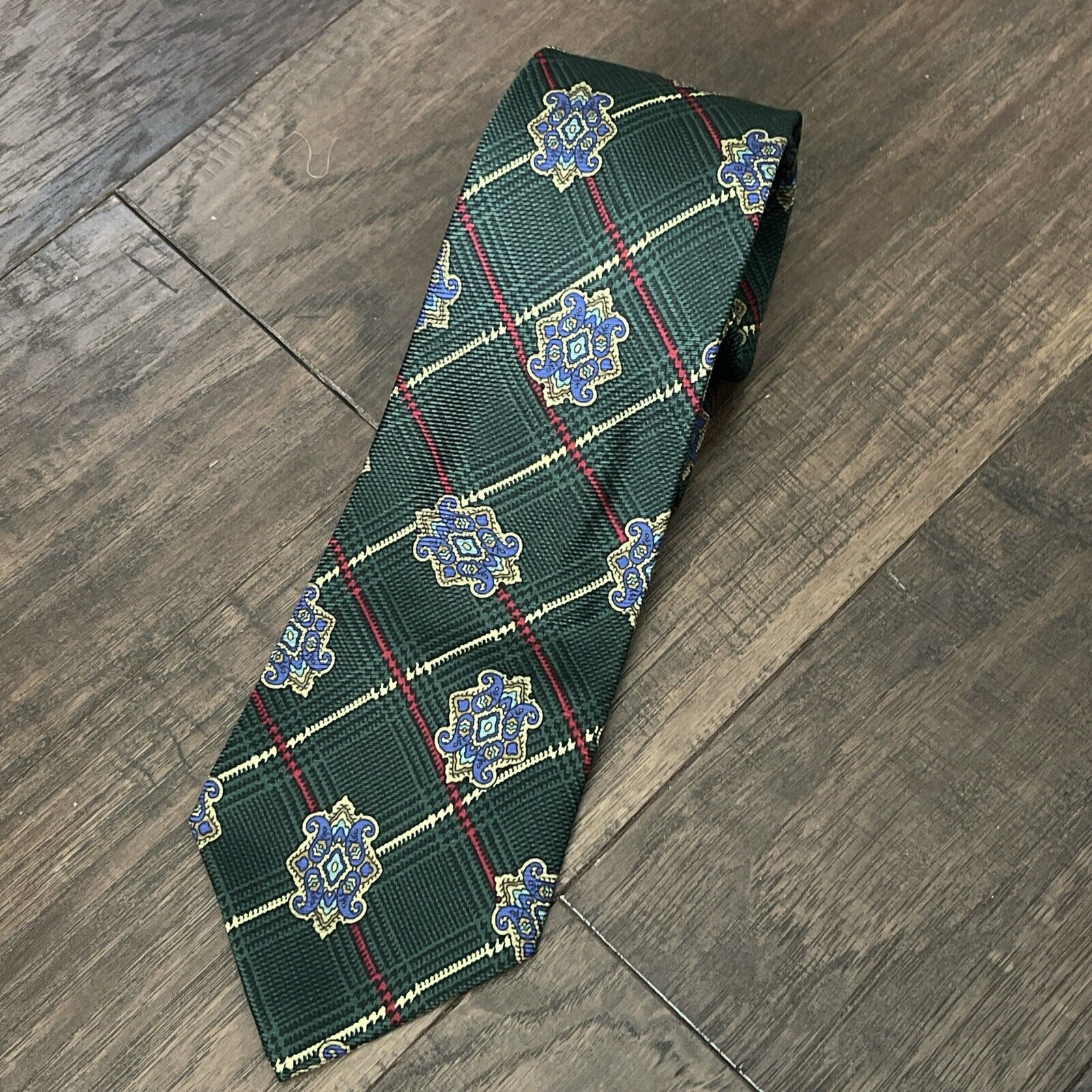 VTG Polo Ralph Lauren Silk Necktie Tie Paisley Ha… - image 1