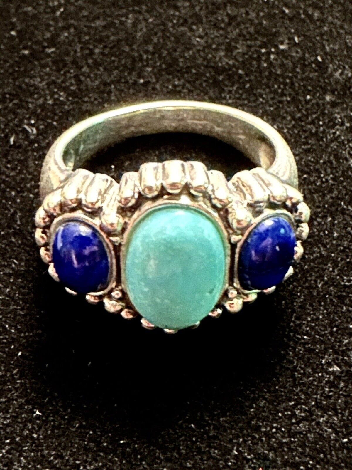 Gorgeous Lapis Lazuli, Turquoise & Sterling Silve… - image 10