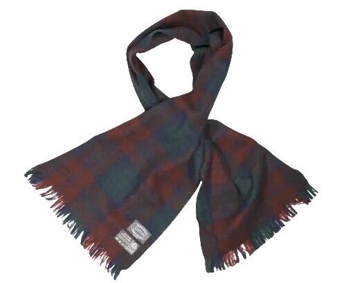 Eaton Scarf Pure Wool Scotland Mens Tartan Plaid … - image 1