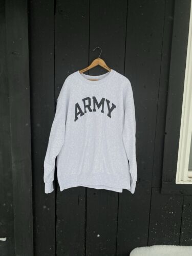 2XL XXL VINTAGE Champion Reverse Weave ARMY Crewn… - image 1