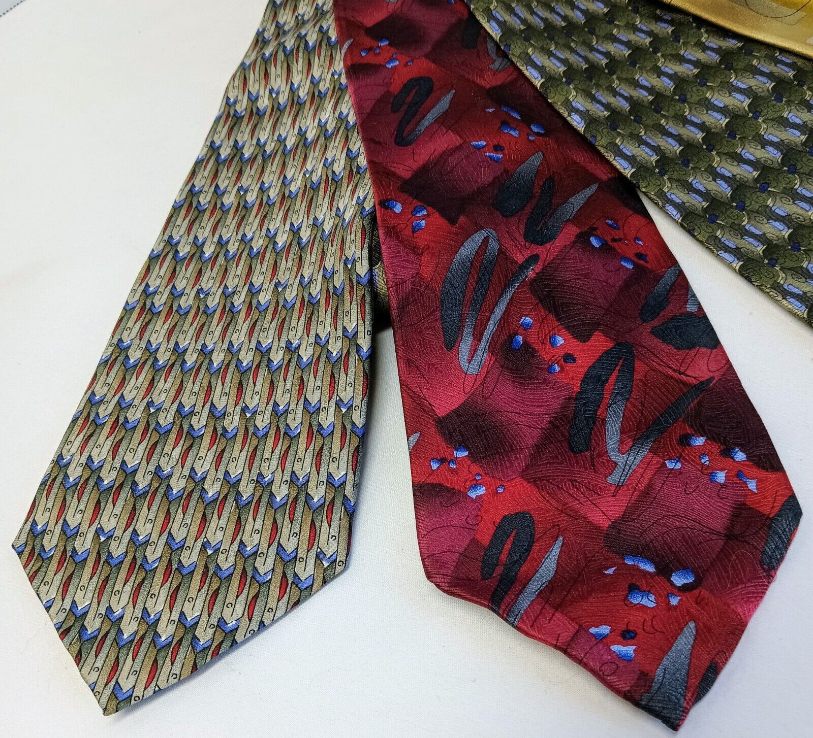 4 J Jerry Garcia Silk Designer Neckties Abstract … - image 4