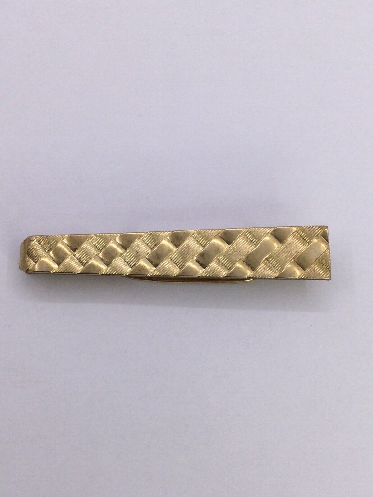 VTG - FANCY GOLD FILLED TIE CLIP (I1301) - image 1