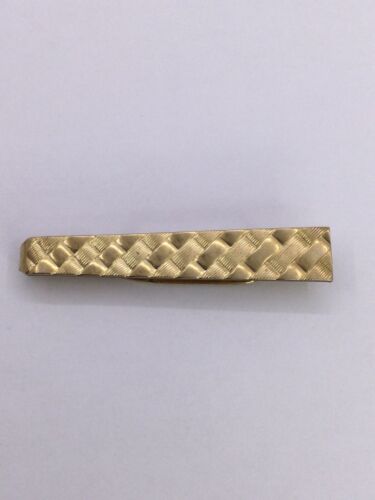 VTG - FANCY GOLD FILLED TIE CLIP (I1301) - image 1