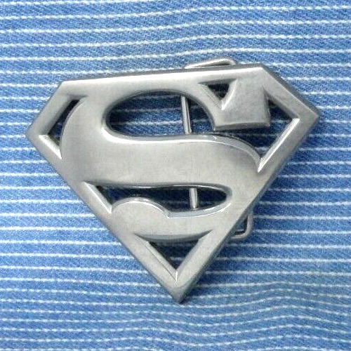 Superman Logo Dress Belt Buckle Cut Out DC Comics… - image 2