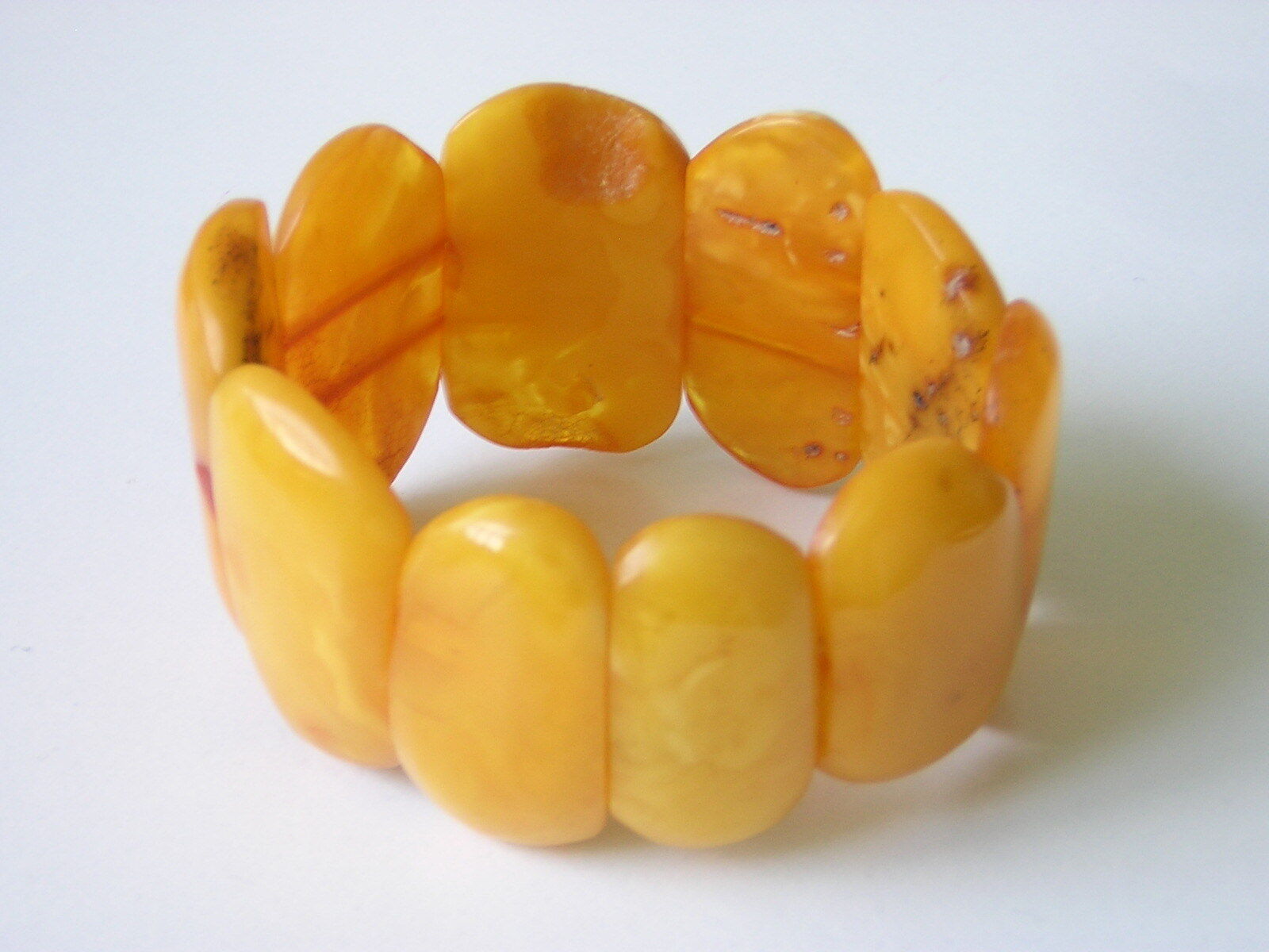 Natural Amber Bracelet Butterscotch 31.8 g Genuin… - image 7