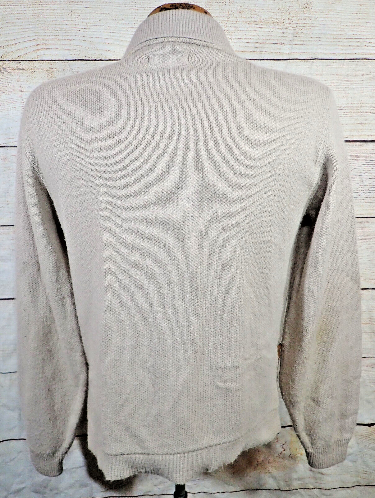 vintage 60s Juilliard Cardigan Sweater Mens S Roc… - image 3