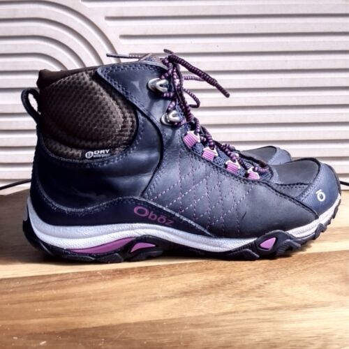 OBOZ Hiking Boots-Sapphire Womens Sz 7 Mid Waterp… - image 1