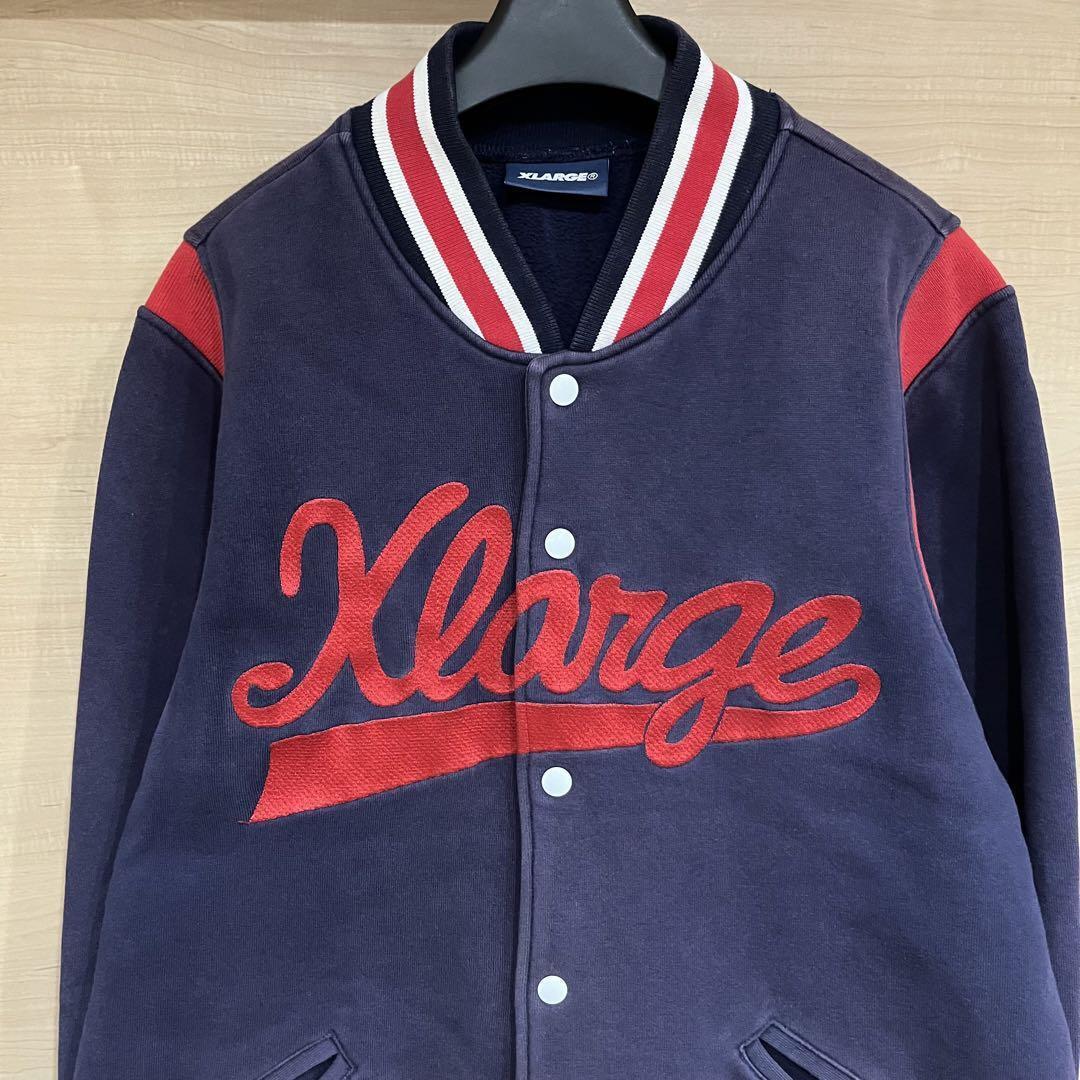 XL Size arge Extra Large Stadium Jumper Navy/Red - image 3