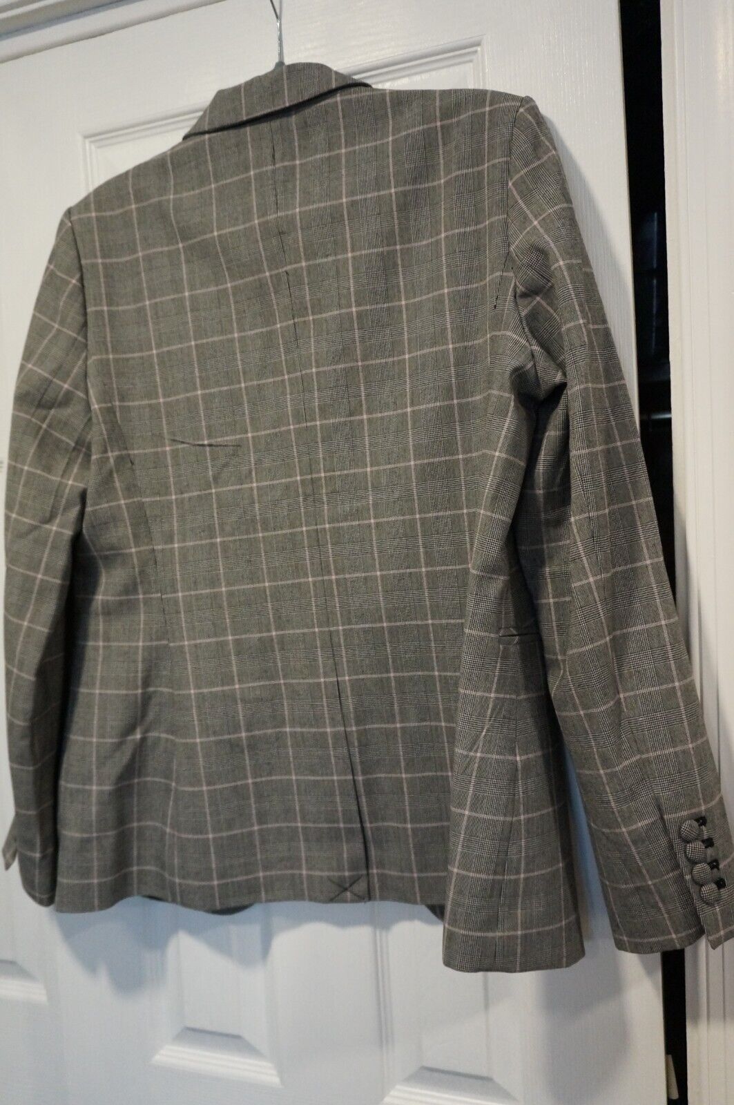 Preowned Tommy Hilfiger Womans Gray Plaid Suit Si… - image 4