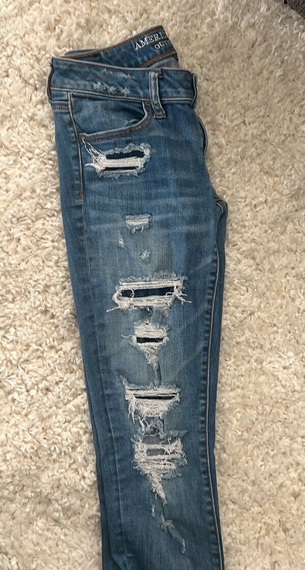 American Eagle Super Stretch Jegging Size 4 - image 2