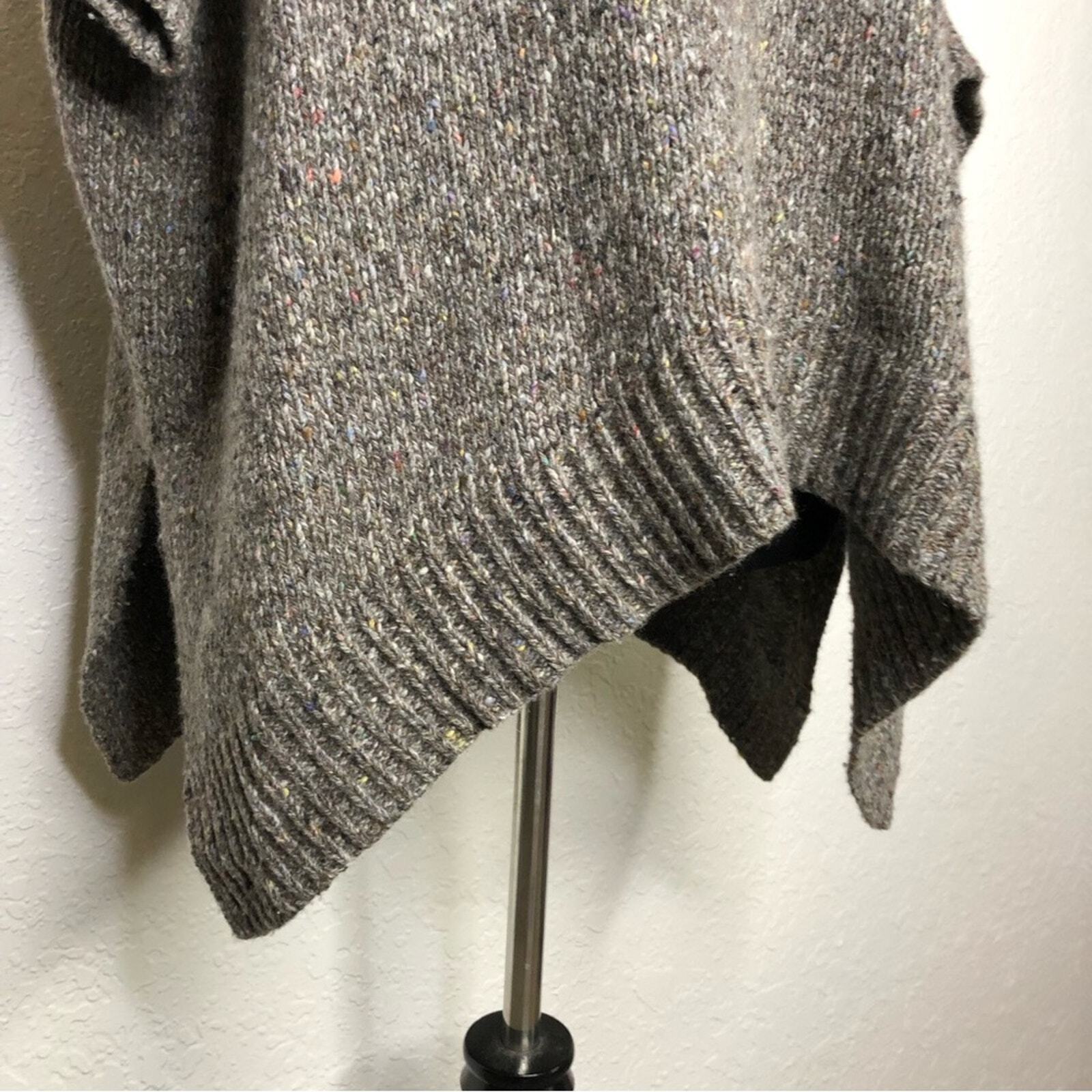 Theory Liesele Granito gray taupe knit turtleneck… - image 3