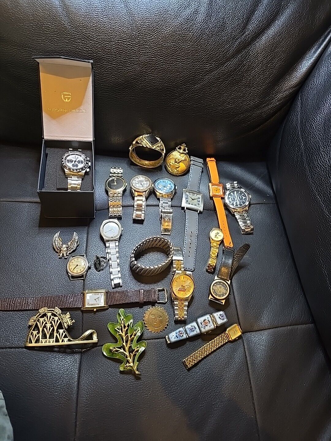 Junk Drawer Lot Watches Untested Vintage BIG LOT … - image 1