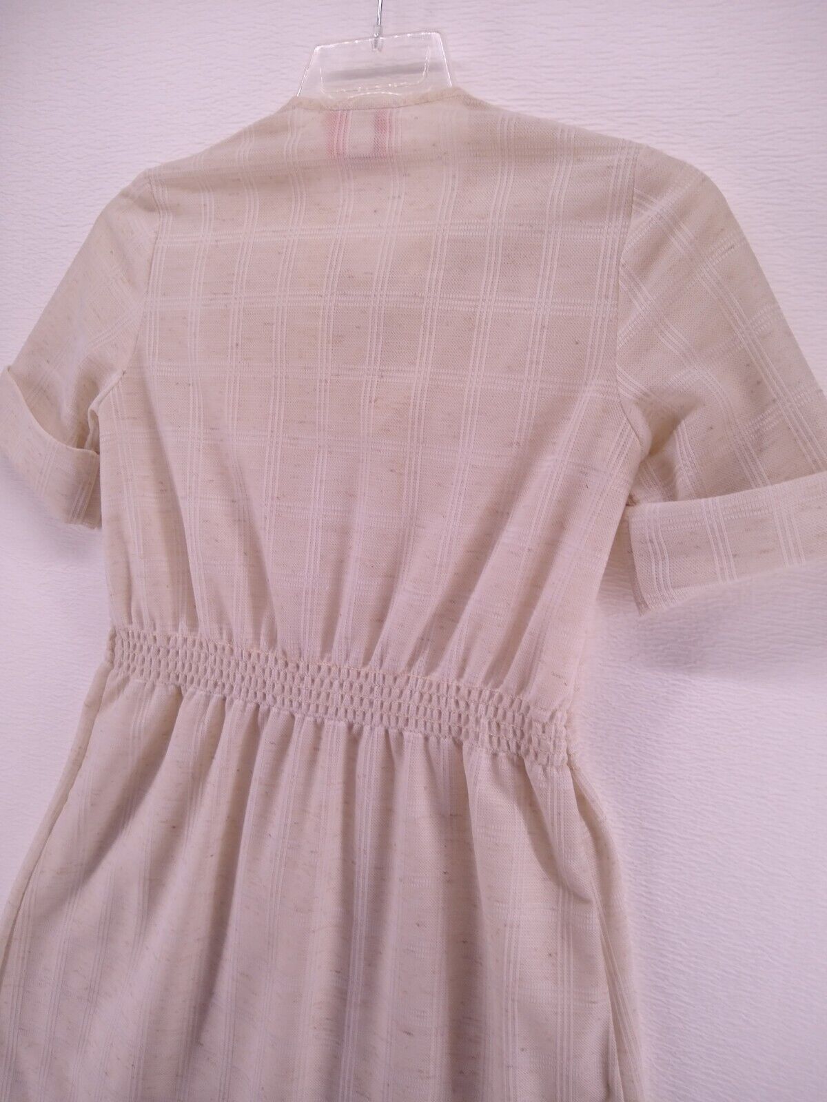 Newton Centre ~ Dress Women Sz Sm Plaid Beige Pra… - image 4