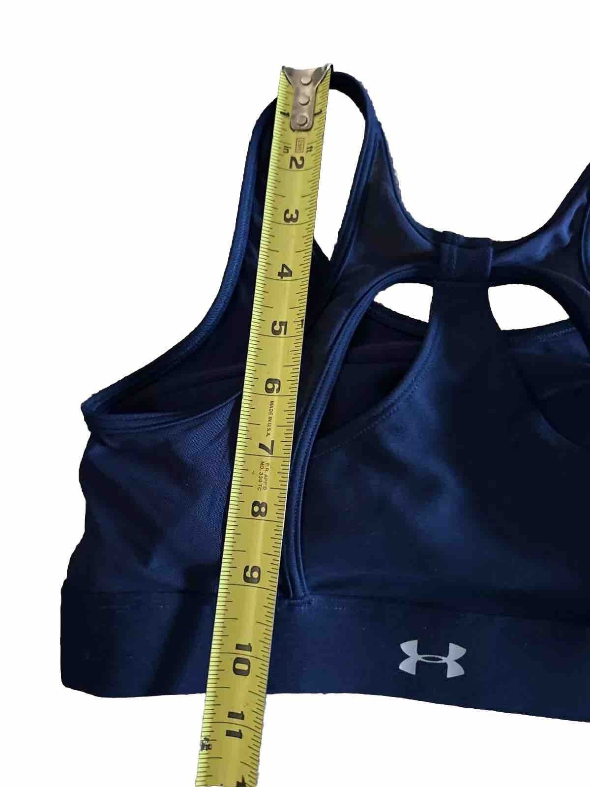 Sports Bra Under Armour Project Rock Blue Logo Pu… - image 10