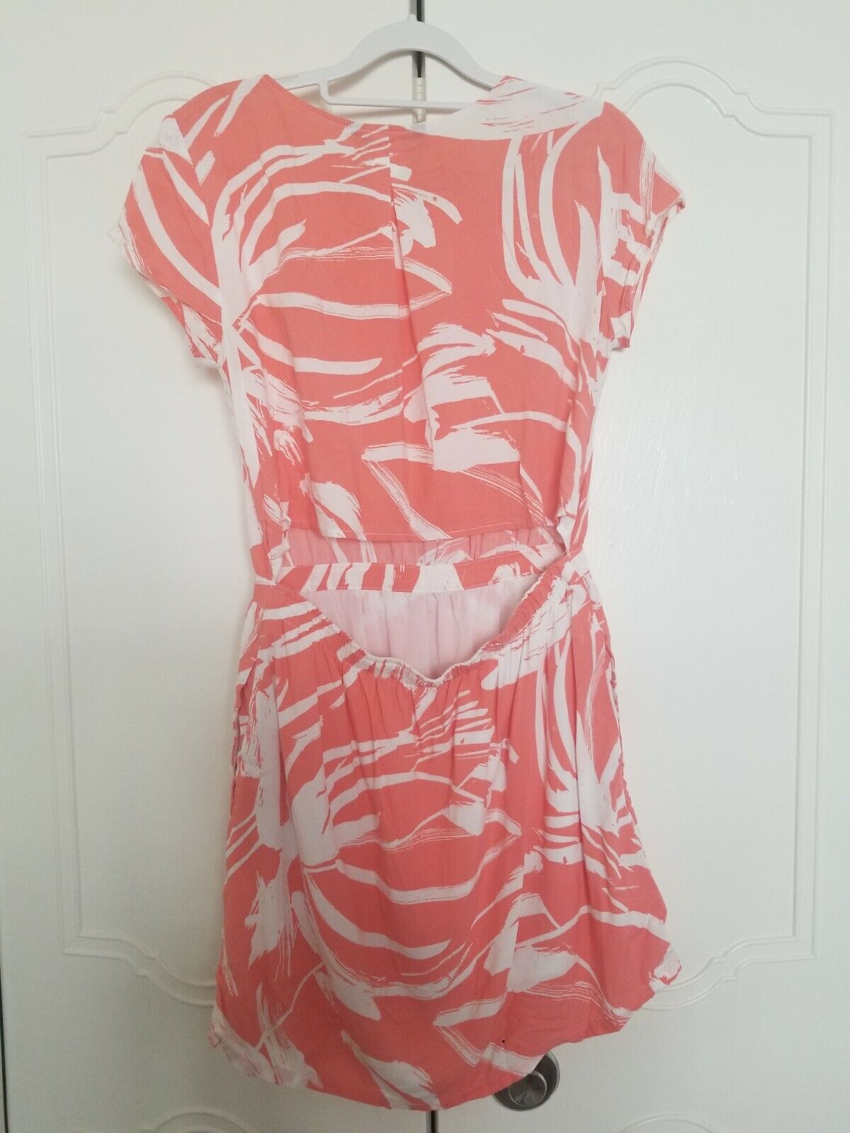 Banana Republic, Petite size S, coral pink white … - image 2