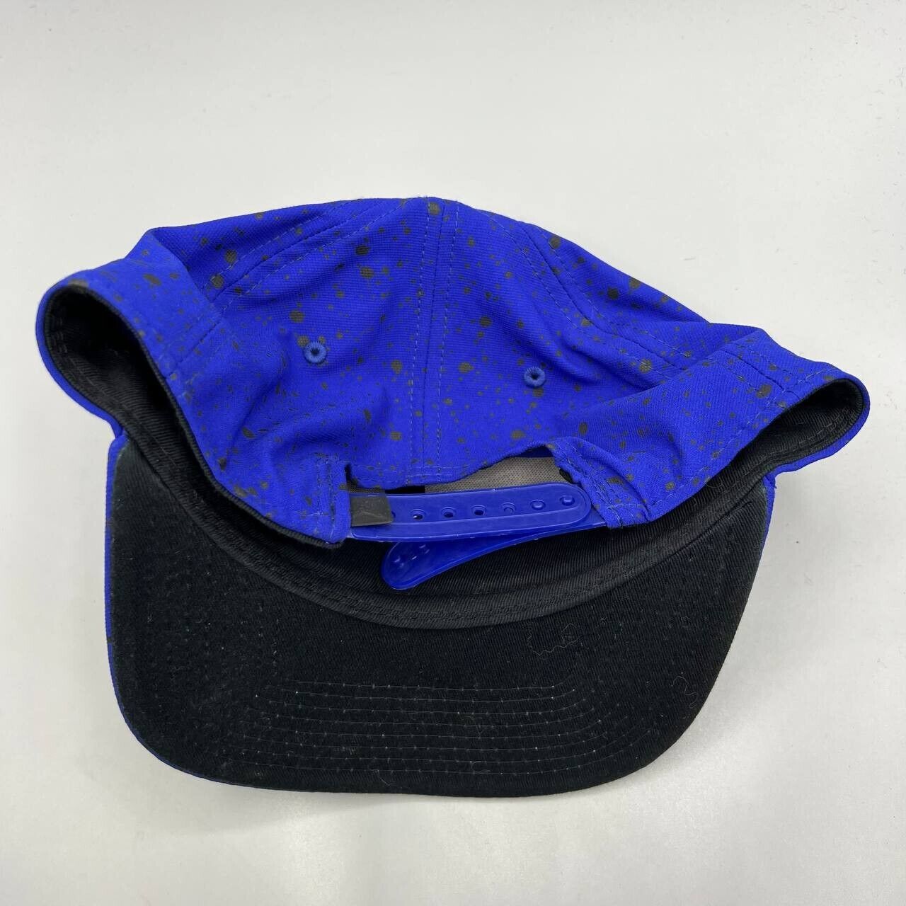 Air Jordan Hat Men Blue Black Speckled Print Jump… - image 5