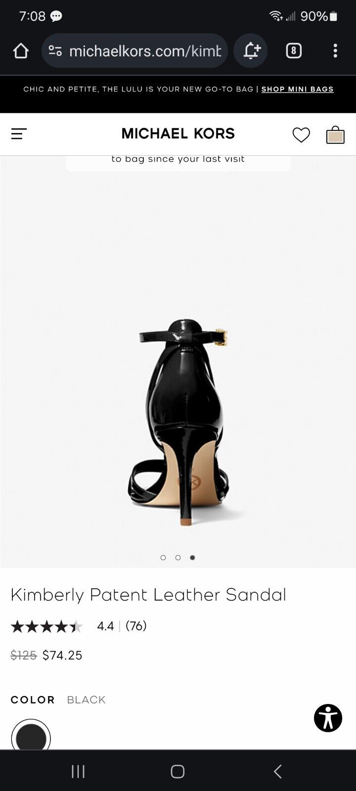 Michael Kors  Black Open Toe Heels - image 10