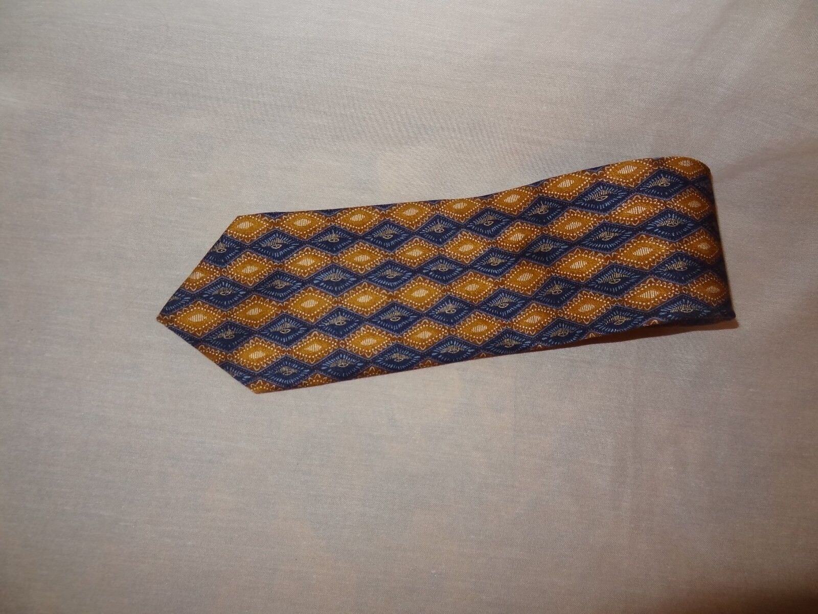 Tie Diamond Geometric Necktie 58" Stafford Execut… - image 7