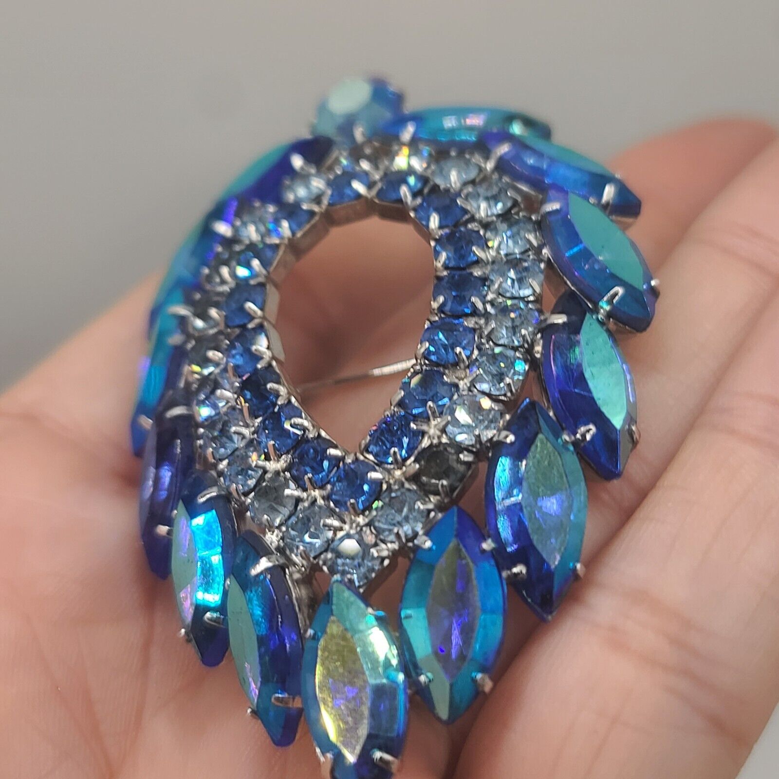 Vintage Juliana For Sarah Coventry Brooch Blue La… - image 17