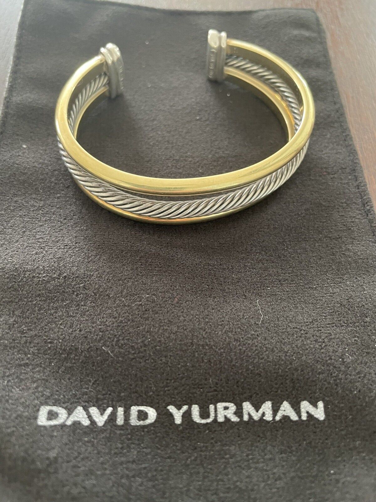 David Yurman 3 Row Cuff Bracelet - image 3