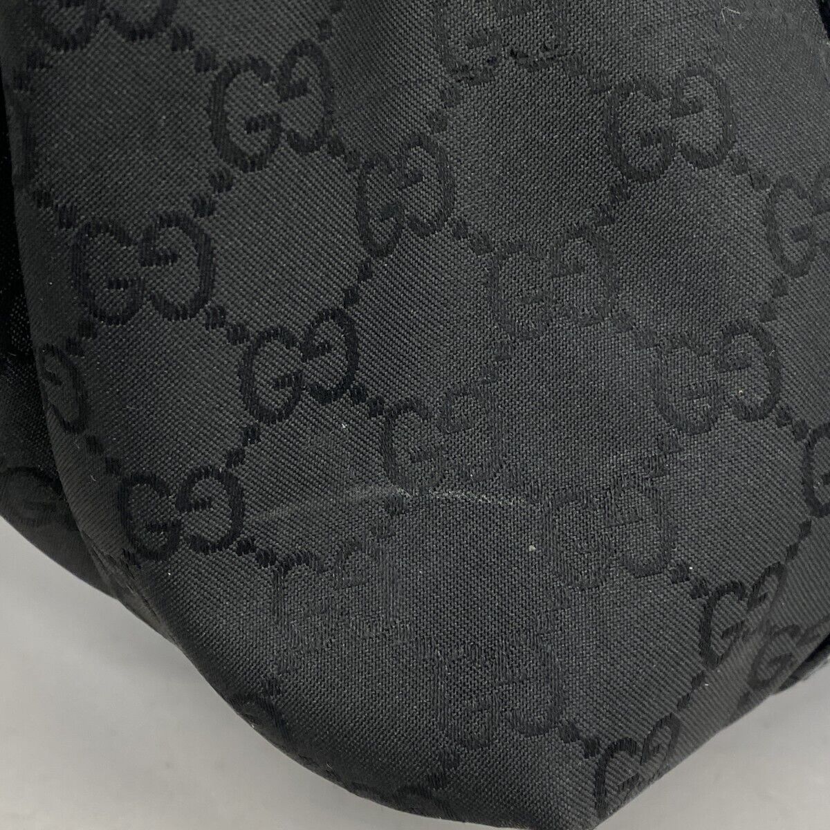 Gucci Tote Bag GG Nylon 268640 Nylon Black 250109N - image 9