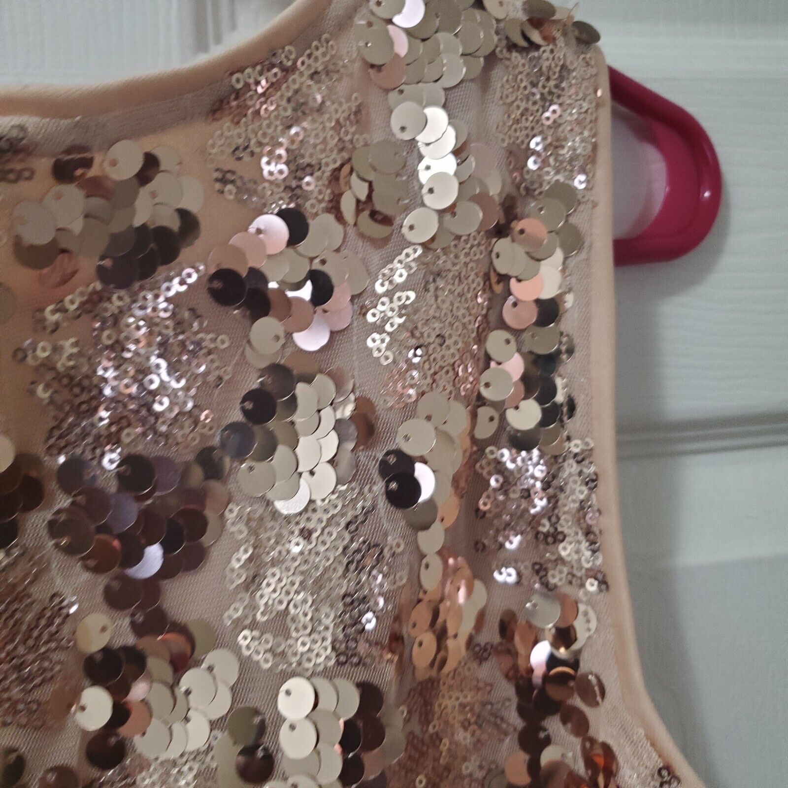 Lulus Cheers Rose Gold Sequin Sleeveless Bodycon … - image 14