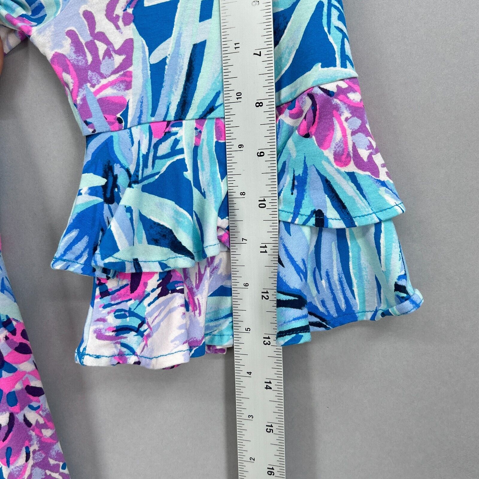 Lilly Pulitzer Dress Womens Small Blue Pink Lula … - image 11