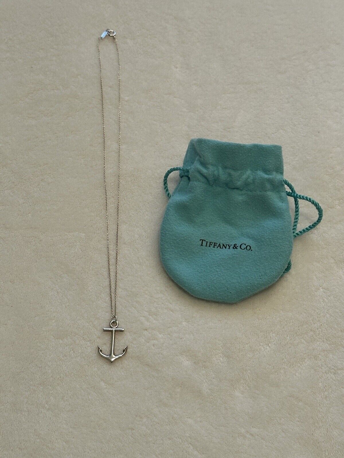 Rare Tiffany And Co Sterling Silver Anchor Neckla… - image 5