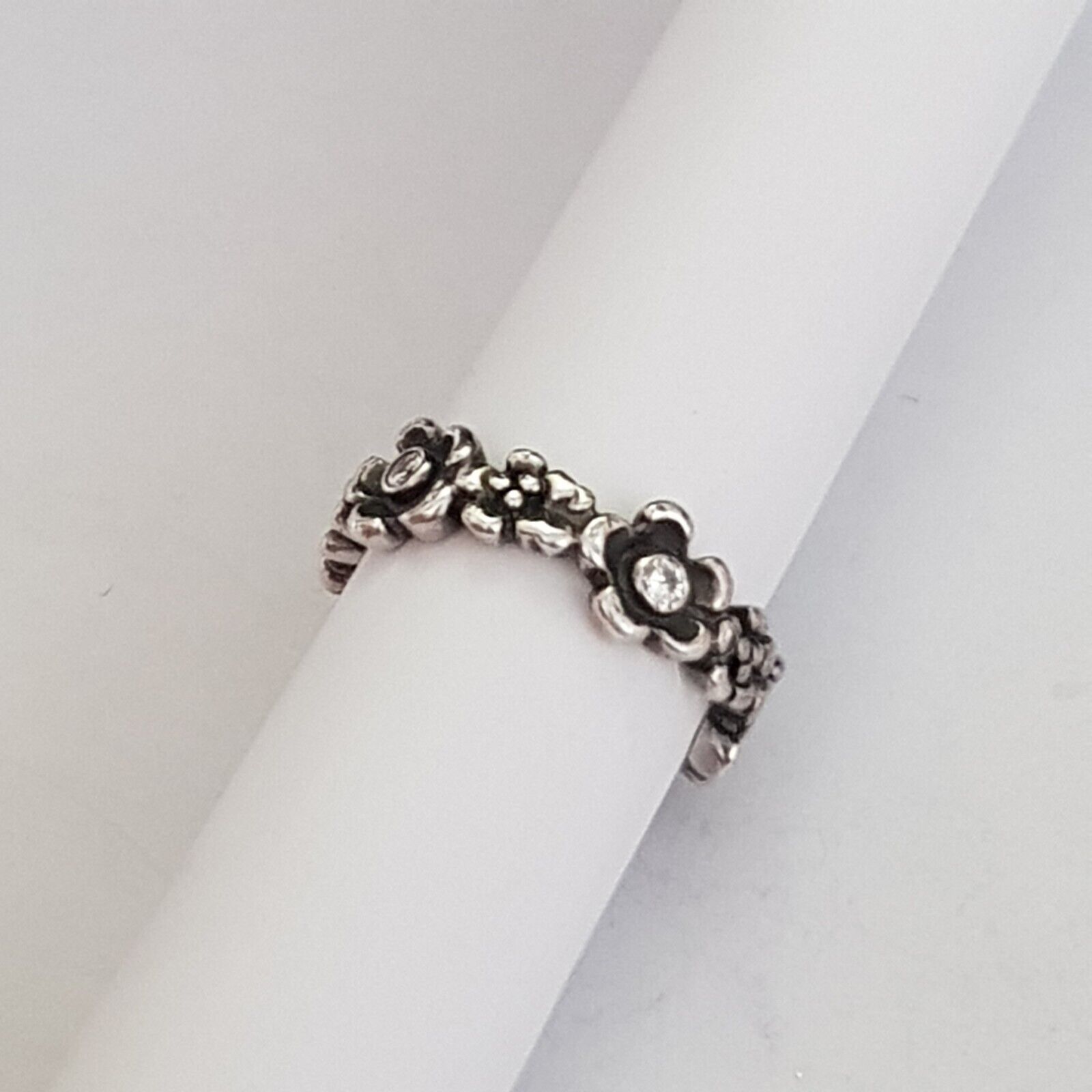 Genuine Pandora Silver Nature’s Serenity Flower C… - image 2