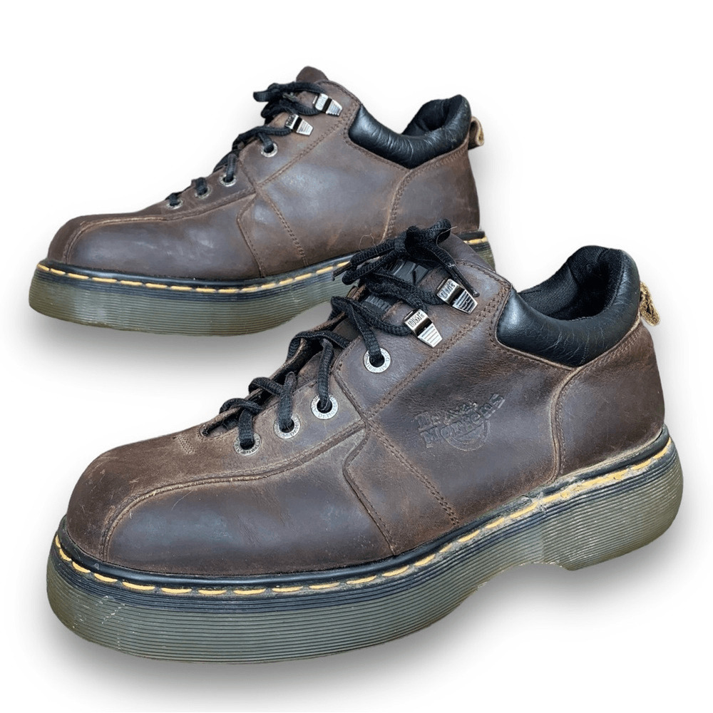 Dr. Martens VTG 8544 Rare Brown Platform Low Boot… - image 16