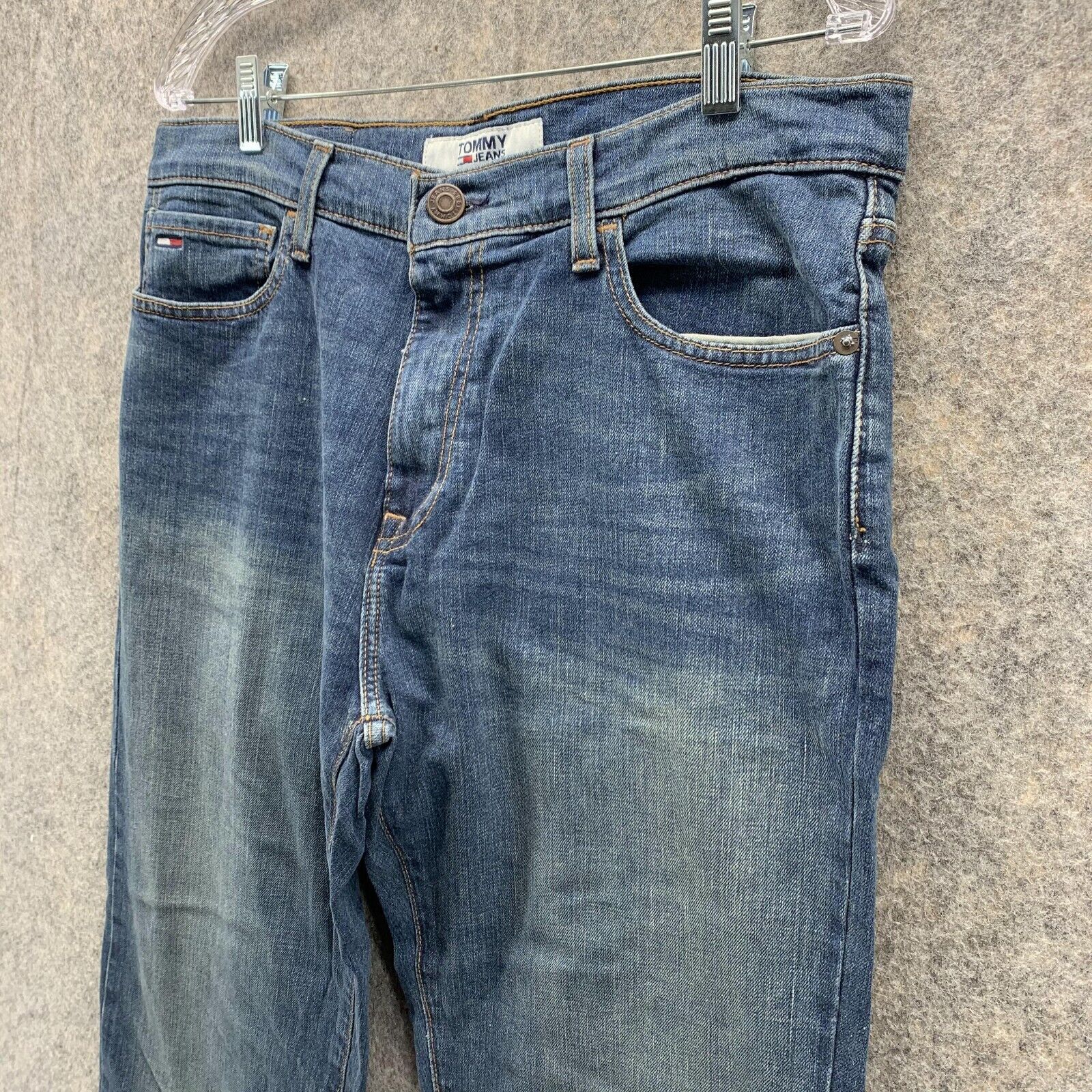 Tommy Hilfiger Jeans Men 32x30 Blue Denim Pants R… - image 5