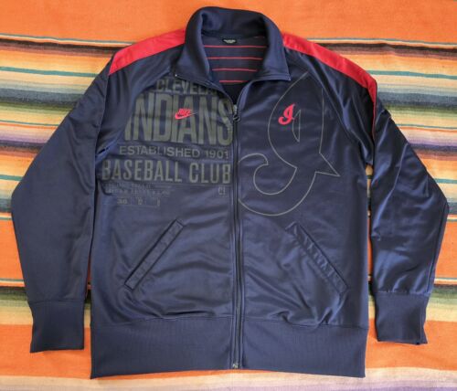 Vintage Cleveland Indians MLB Nike Full Zip Jacke… - image 1