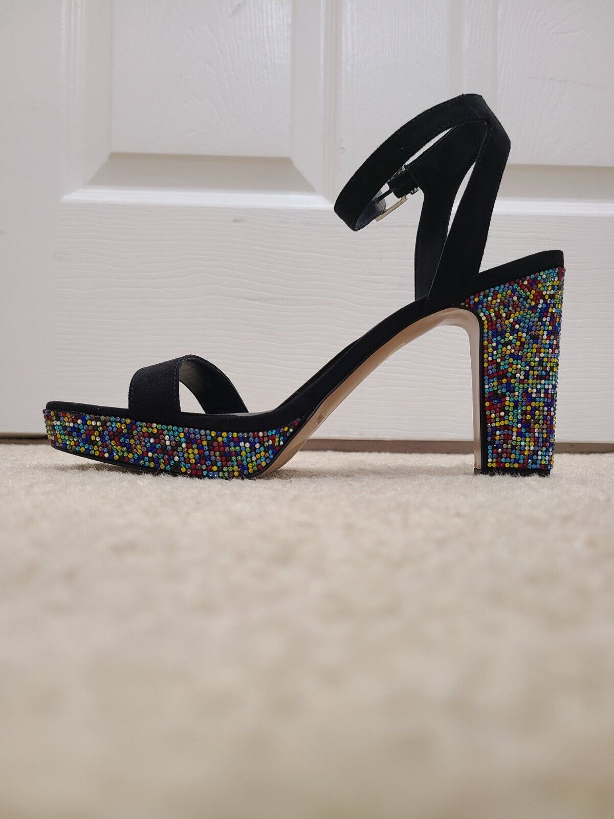 Mix No. 6 Women Black Heels With Multicolor Rhine… - image 7