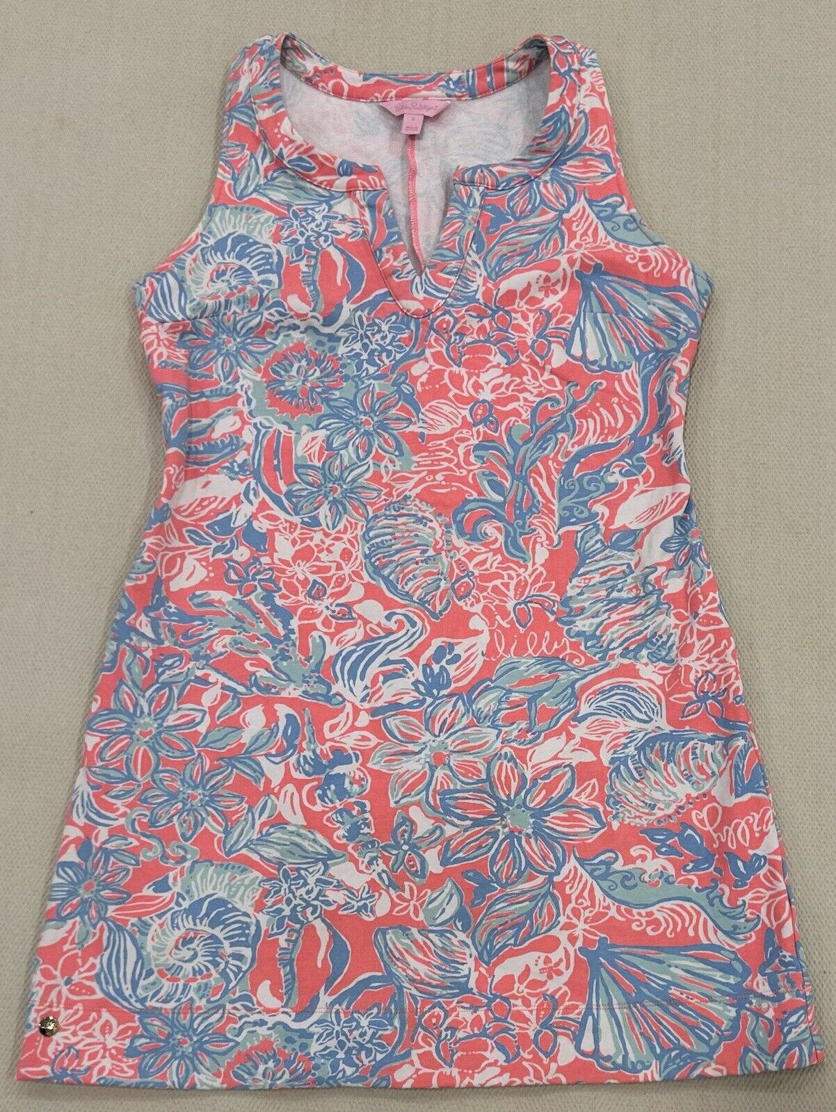 Lilly Pulitzer Shift Sun Dress Summer Siren Pink … - image 1